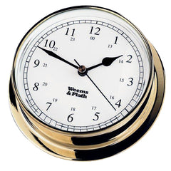 Endurance Brass Clock 125mm by Weems & Plath