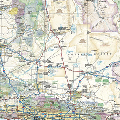 California & Nevada National Geographic Folded Map