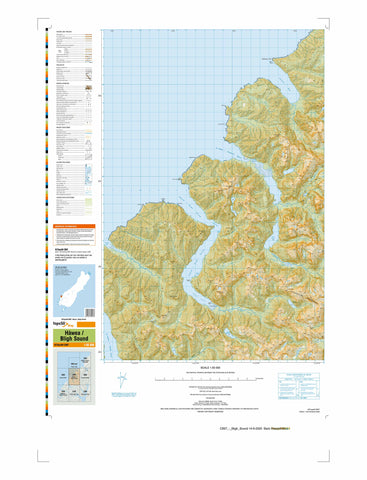 CB07 - Hāwea/Bligh Sound Topo50 map