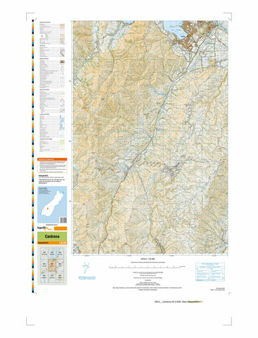 CB12 - Cardrona Topo50 map