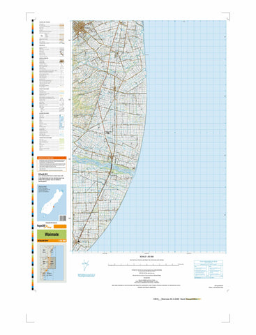 CB19 - Waimate Topo50 map
