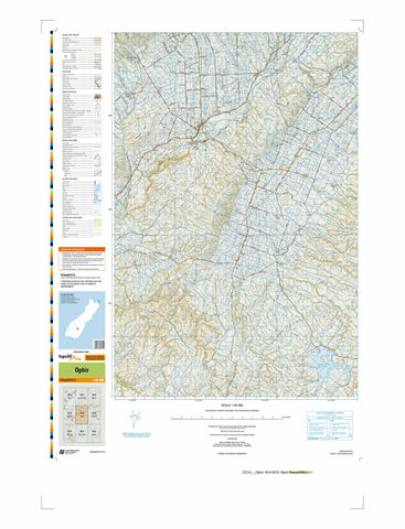 CC14 - Ophir Topo50 map
