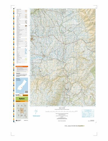 CC16 - Kyeburn Topo50 map