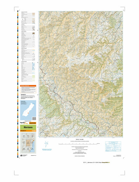 CC17 - Morrisons Topo50 map