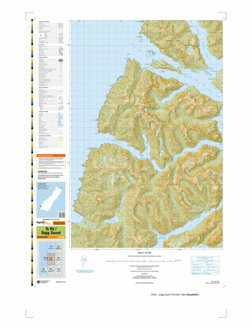 CD05 - Te Rā/Dagg Sound Topo50 map