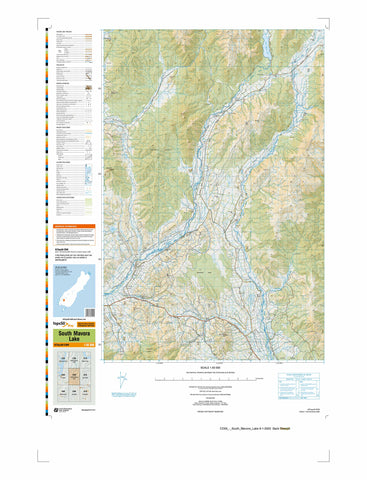 CD09 - South Mavora Lake Topo50 map