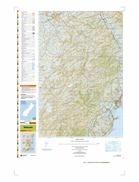 CD17 - Waikouaiti Topo50 map