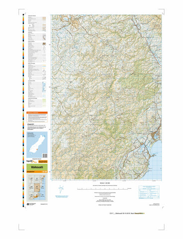 CD17 - Waikouaiti Topo50 map