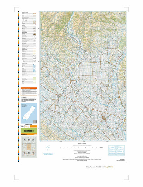 CE11 - Riversdale Topo50 map