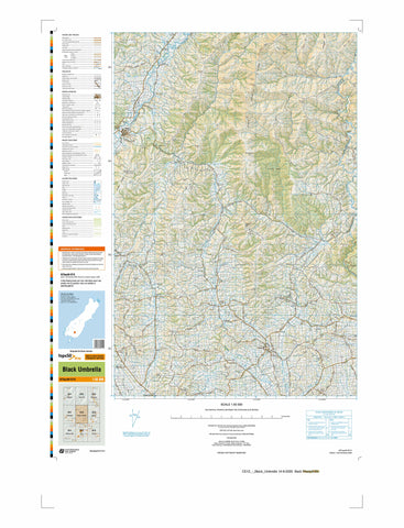 CE12 - Black Umbrella Topo50 map
