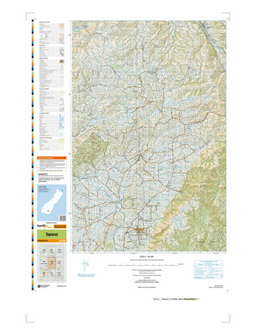 CE13 - Tapanui Topo50 map