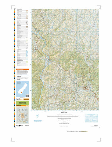 CE14 - Lawrence Topo50 map