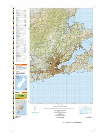 CE17 - Dunedin Topo50 map