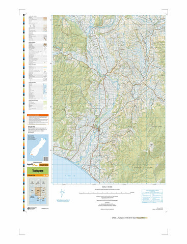 CF08 - Tuatapere Topo50 map
