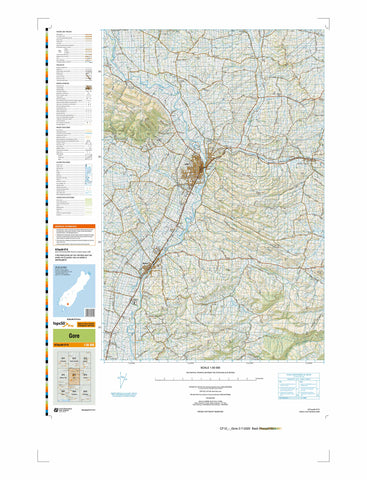 CF12 - Gore Topo50 map