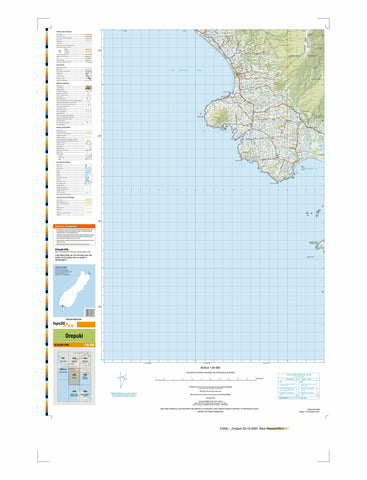 CG08 - Orepuki Topo50 map