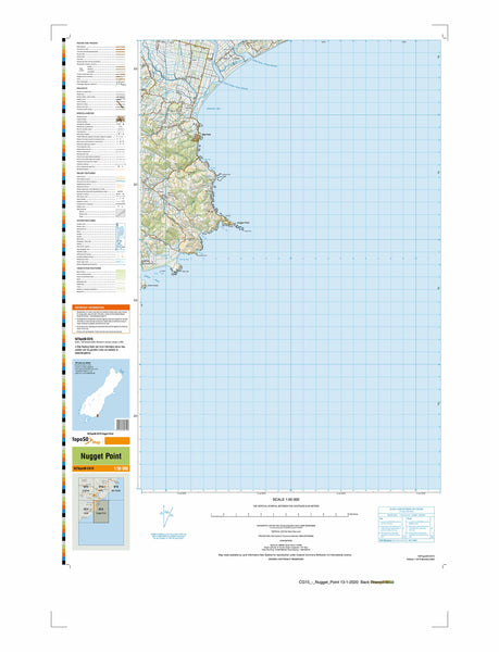 CG15 - Nugget Point Topo50 map