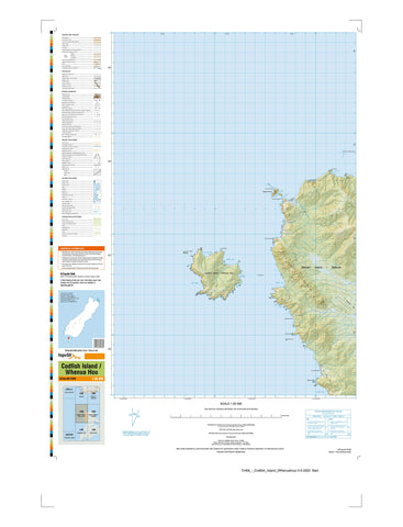 CH08 - Codfish Island / Whenua Hou Topo50 map