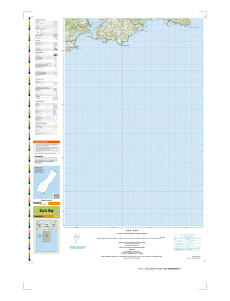 CH13 - Curio Bay Topo50 map