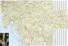 Croatia National Geographic Folded Map