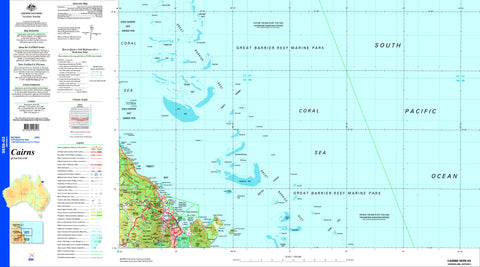 Cairns SE55-02 Topographic Map 1:250k