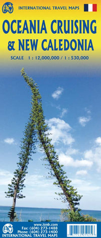 New Caledonia & Oceania Cruising Map – ITMB
