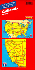 California Hallwag USA Map