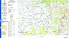 Camooweal SE54-13 Topographic Map 1:250k