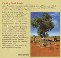 Canning Stock Route Map Westprint