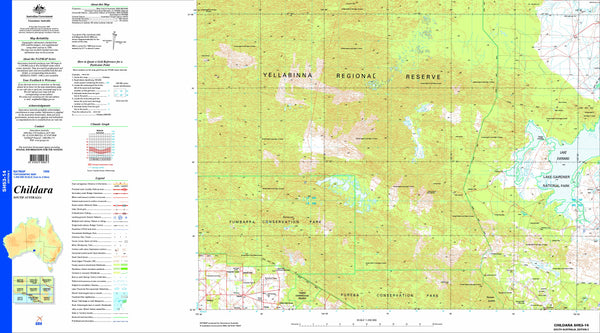 Childara SH53-14 Topographic Map 1:250k