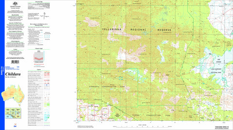 Childara SH53-14 Topographic Map 1:250k