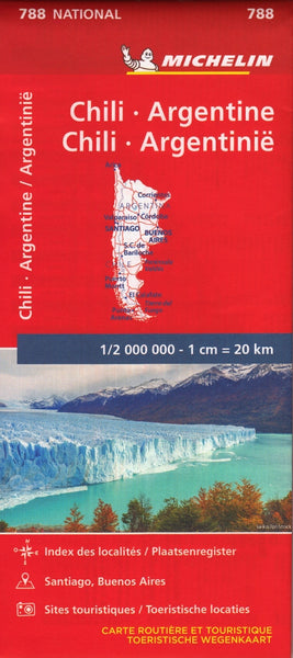 Chile & Argentina Michelin Map 788