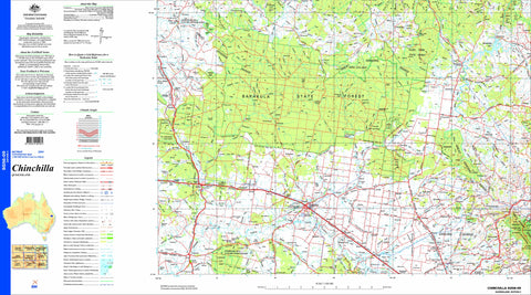 Chinchilla SG56-09 Topographic Map 1:250k