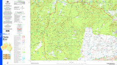 Clarke River SE55-13 Topographic Map 1:250k