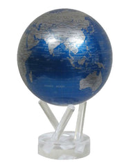 MOVA Globe Cobalt Blue and Metallic Silver - 4.5"