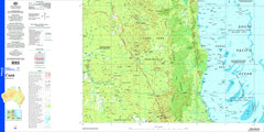 Coen SD54-08 Topographic Map 1:250k