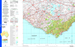 Colac SJ54-12 Topographic Map 1:250k