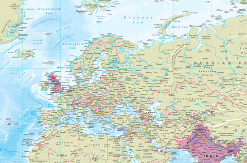 Commonwealth of Nations Wall Map | Mapworld