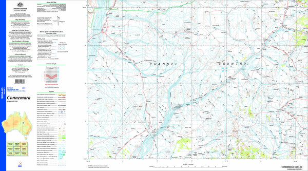 Connemara SG54-03 Topographic Map 1:250k