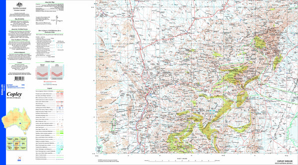 Copley SH54-09 Topographic Map 1:250k