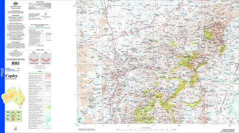 Copley SH54-09 Topographic Map 1:250k