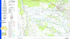 Croydon SE54-11 Topographic Map 1:250k