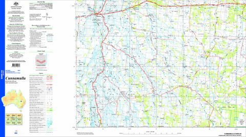 Cunnamulla SH55-02 Topographic Map 1:250k