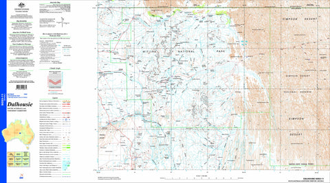 Dalhousie SG53-11 Topographic Map 1:250k