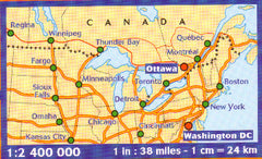 Northeastern USA Eastern Canada Michelin 583
