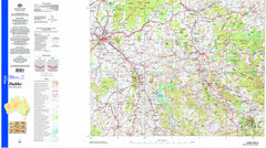 Dubbo SI55-04 Topographic Map 1:250k