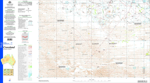 Crossland SE51-16 Topographic Map 1:250k