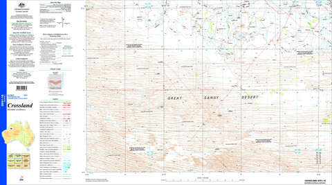 Crossland SE51-16 Topographic Map 1:250k
