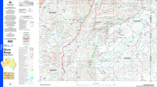 Dixon Range SE52-06 Topographic Map 1:250k