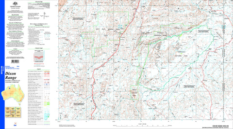 Dixon Range SE52-06 Topographic Map 1:250k